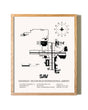Savannah / Hilton Head International Airport framed print in natural wood frame