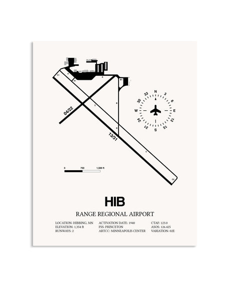 Gray Range Regional Airport framed poster displayed in an airplane hangar