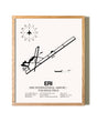Erie International Airport / Tom Ridge Field framed print in natural wood frame