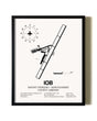 Framed Mount Sterling / Montgomery County Airport wall art poster in black frame