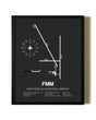 Unframed Fort Morgan Municipal Airport map print poster