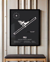 Frame color options for Rancho Murieta Airport Wall Art