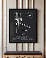 Frame color options for Kansas City / Lee's Summit Regional Airport Wall Art