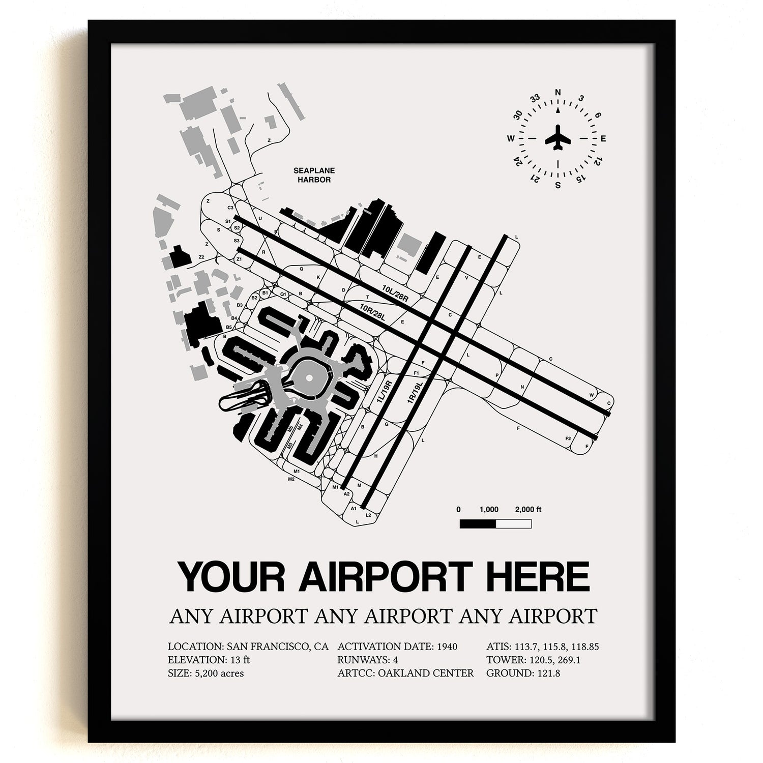 Custom Airport Map Design