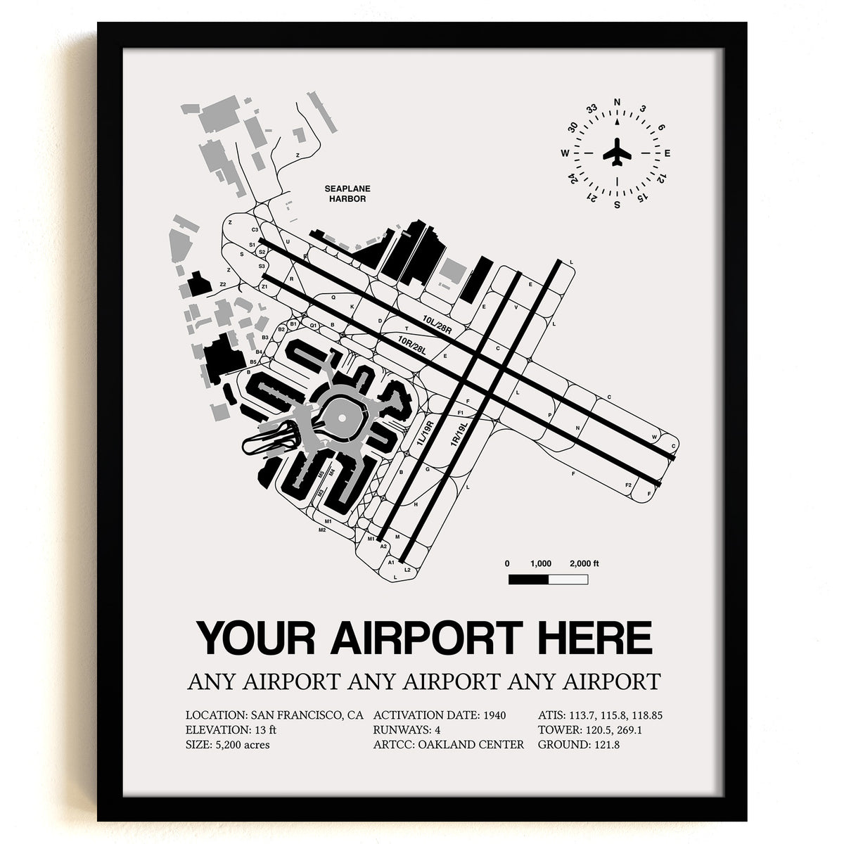 Custom Airport Map Design