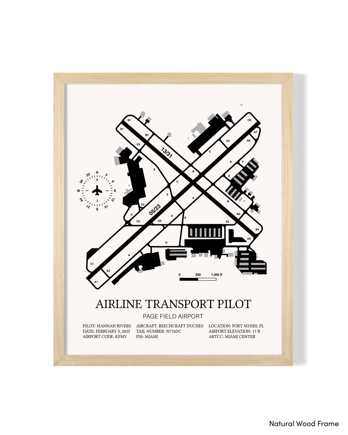 Airline Transport Pilot Custom Print
