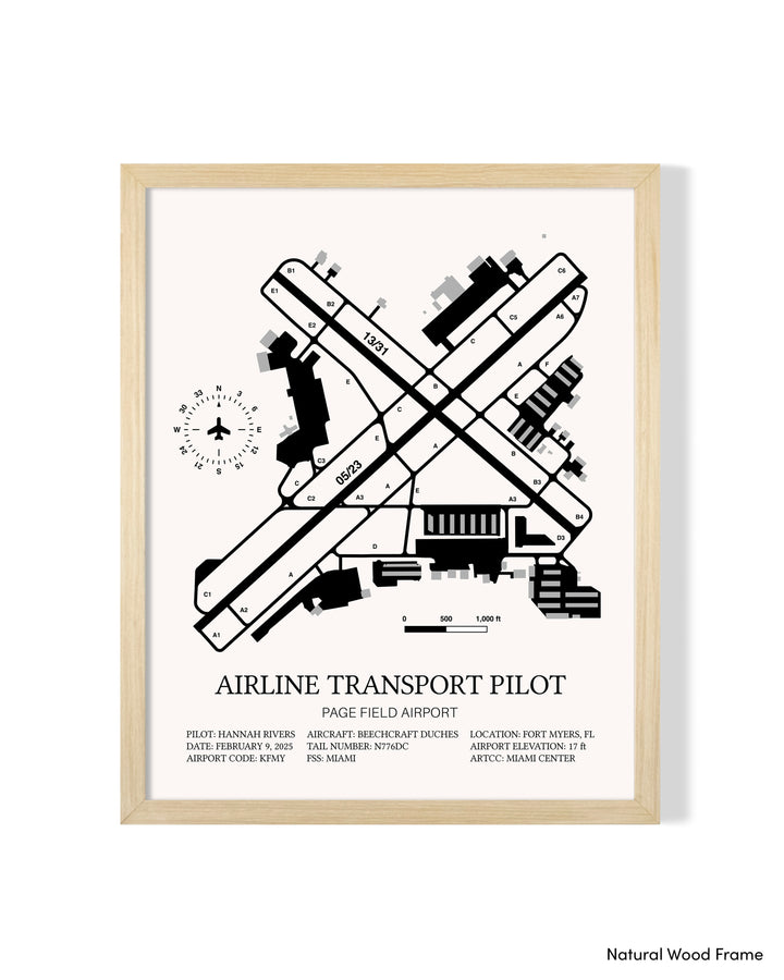 Airline Transport Pilot Custom Print