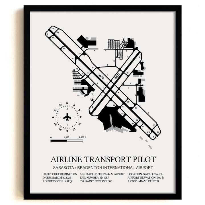 Airline Transport Pilot Custom Print
