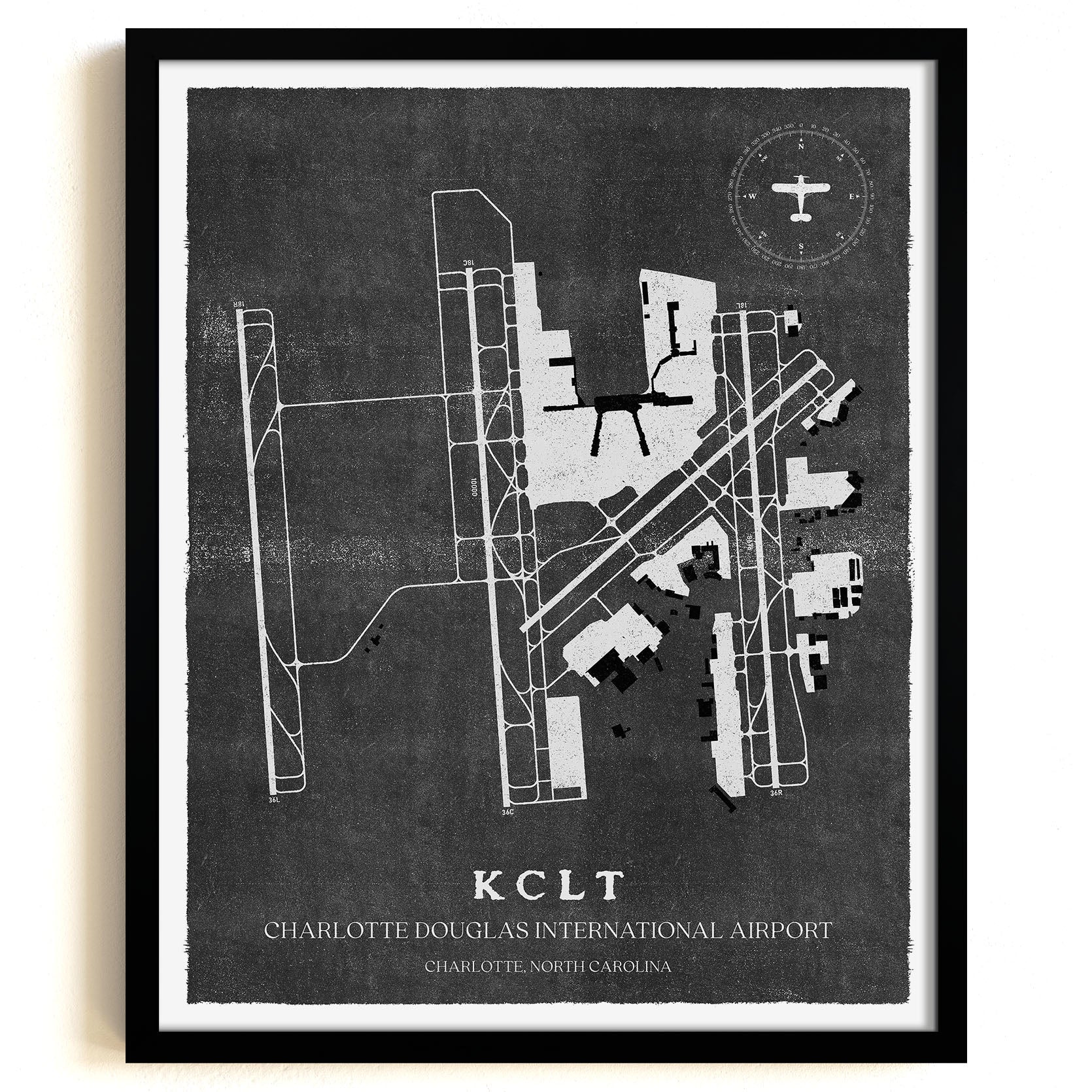 Airport Diagram Poster & Layout Map - SkyBird Supply – SkyBirdSupply