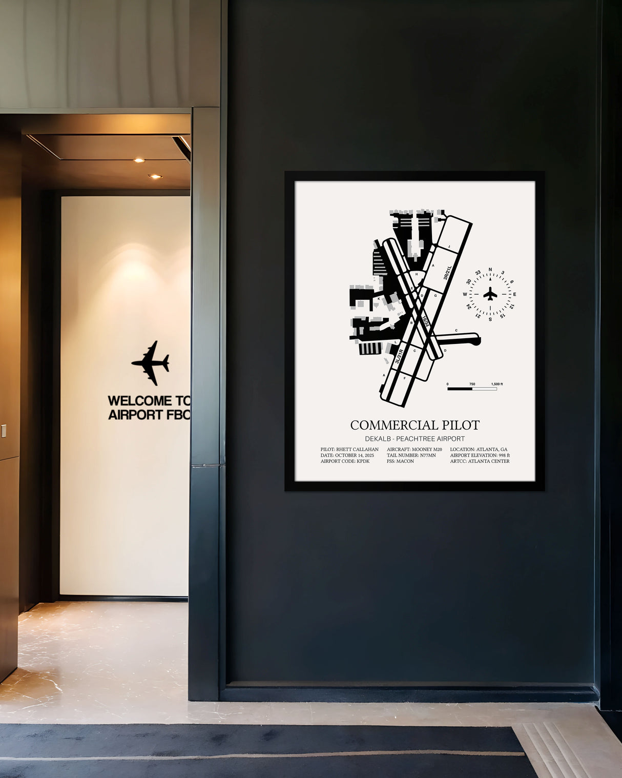Commercial Pilot Custom Print