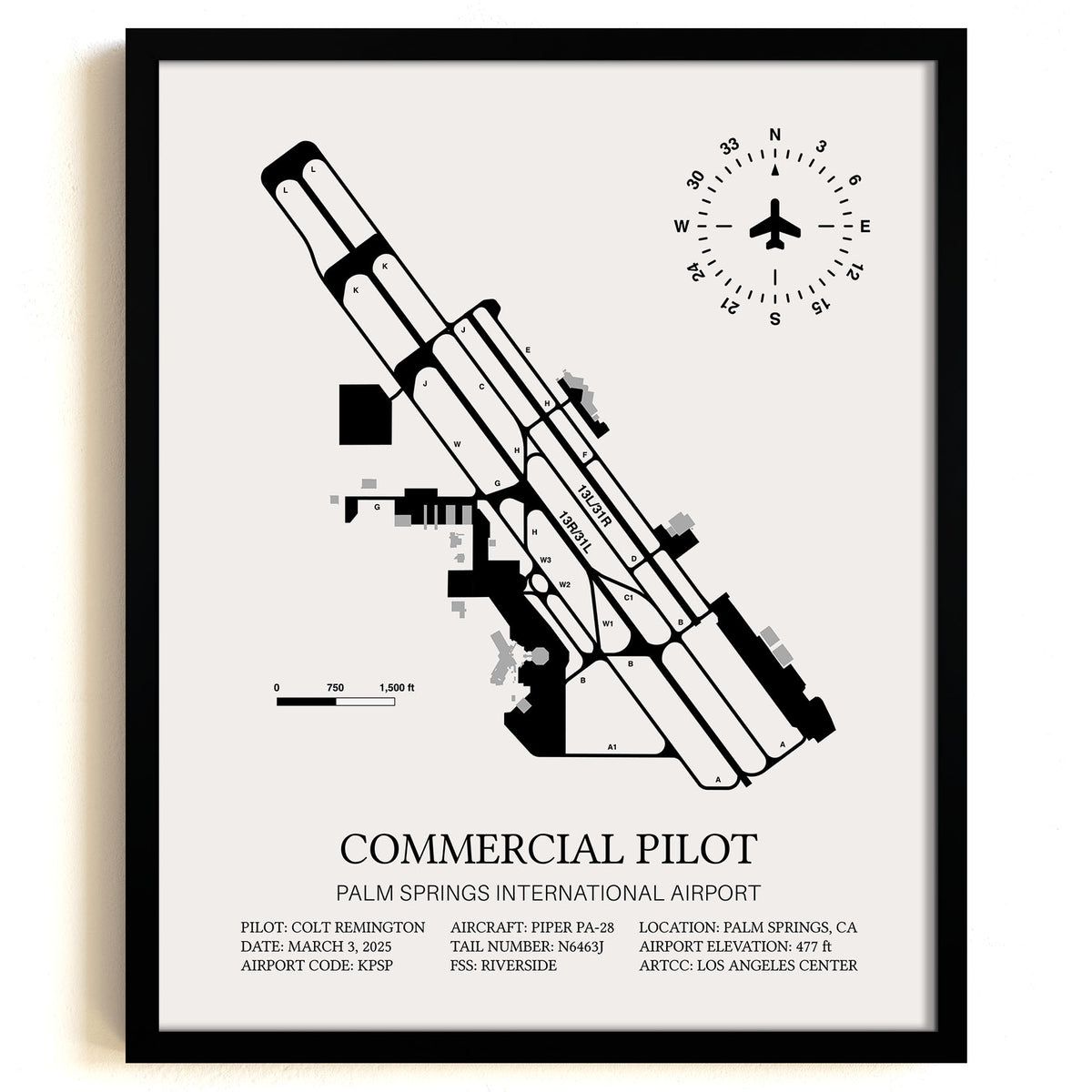 Commercial Pilot Custom Print