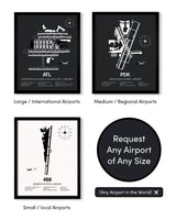 International Custom Airport Map Design