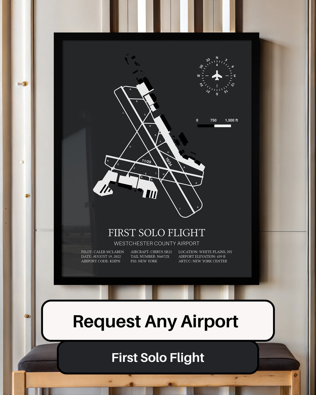 First Solo Flight Custom Print