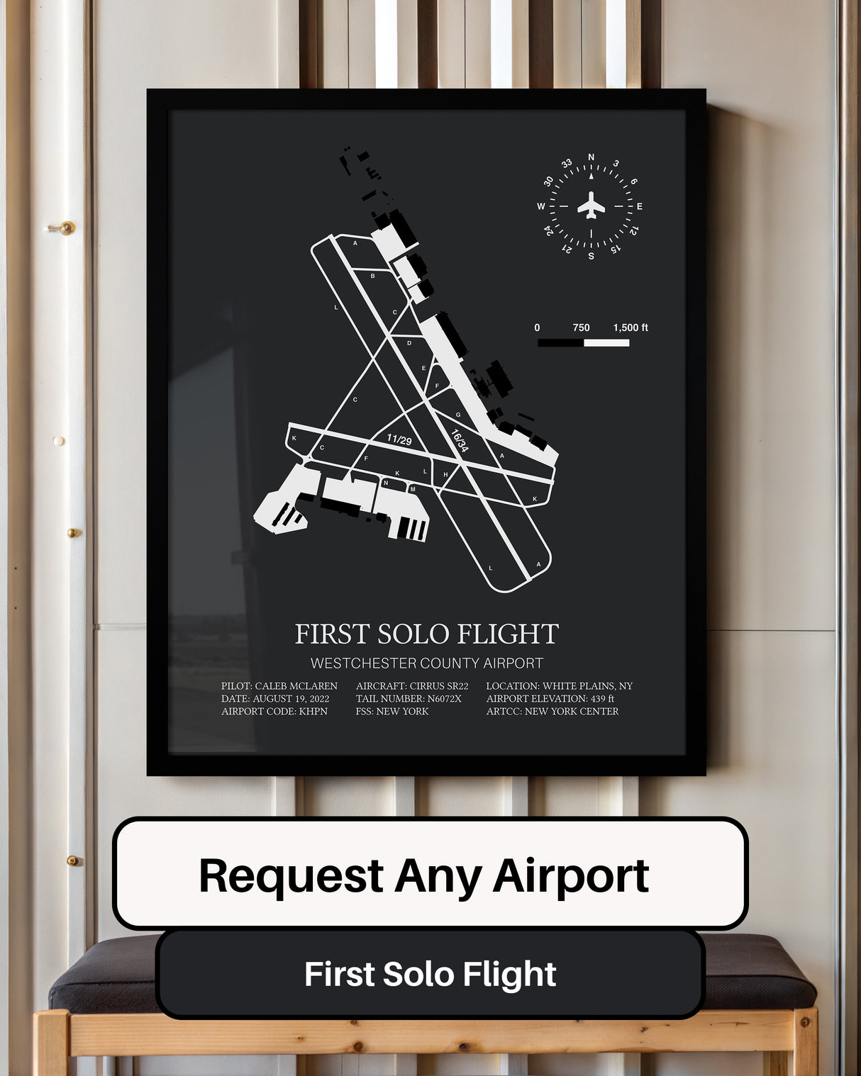 First Solo Flight Custom Print