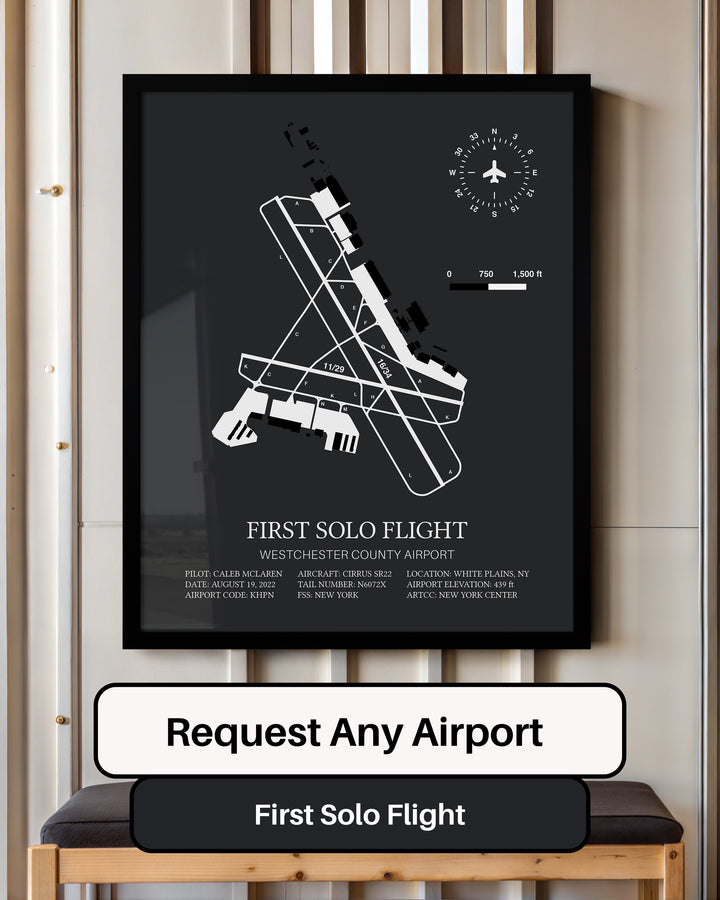 First Solo Flight Custom Print