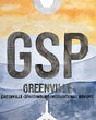 Closeup Watercolor Print of Greenville-Spartanburg International Airport (GSP)