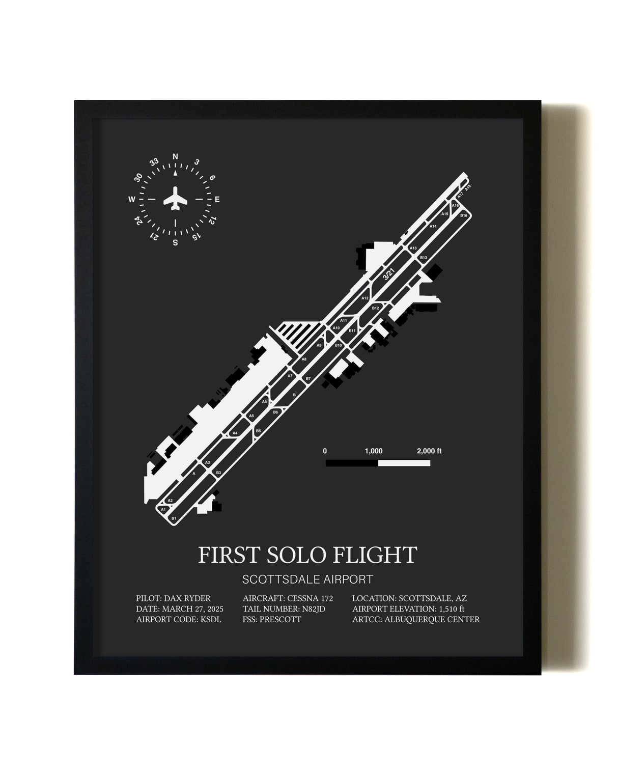 First Solo Flight Custom Print
