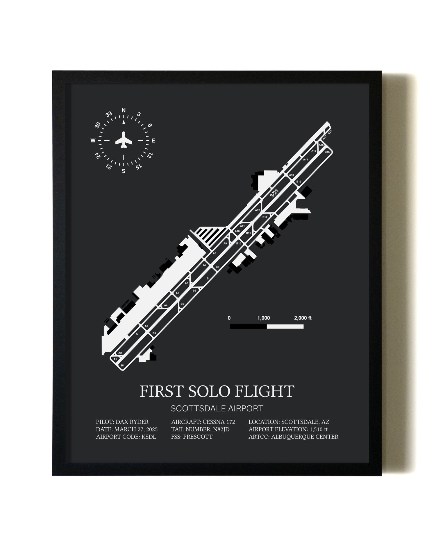 First Solo Flight Custom Print