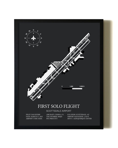 First Solo Flight Custom Print