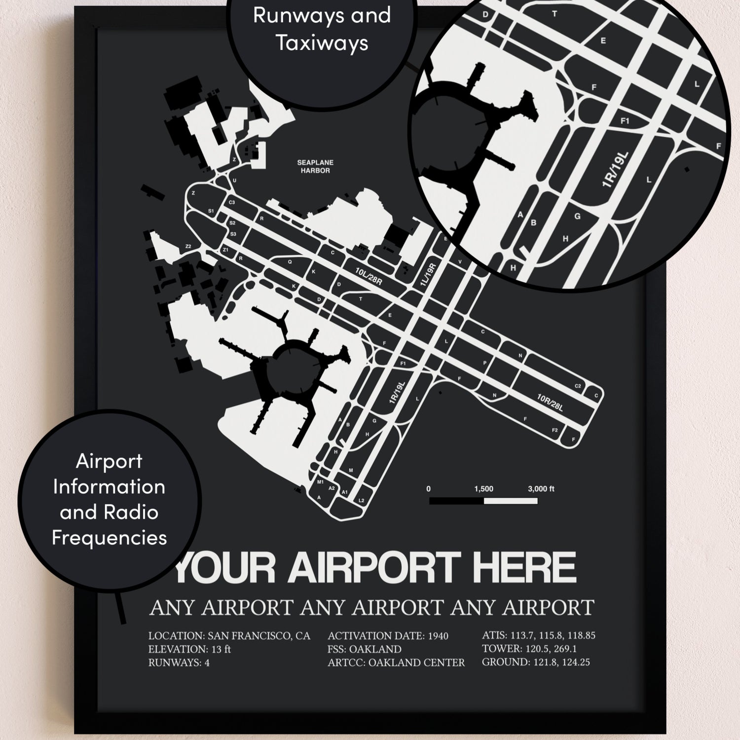 Custom Airport Map Design