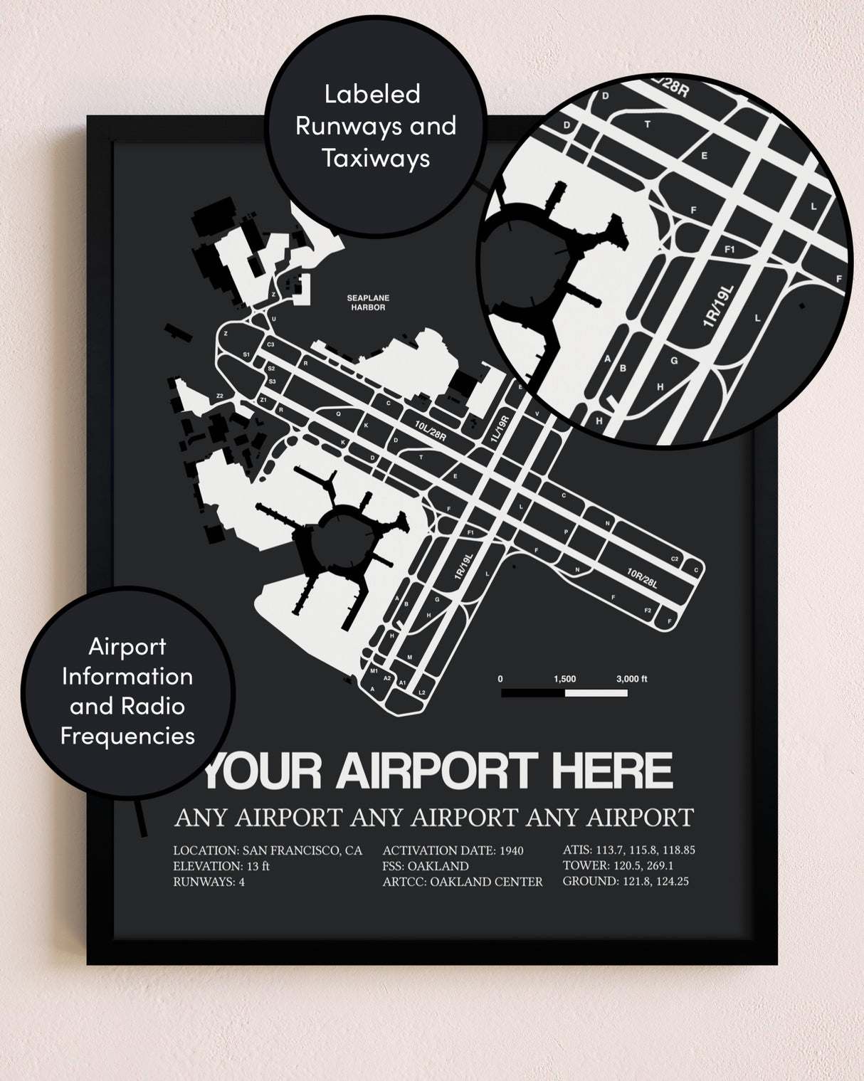 Custom Airport Map Design