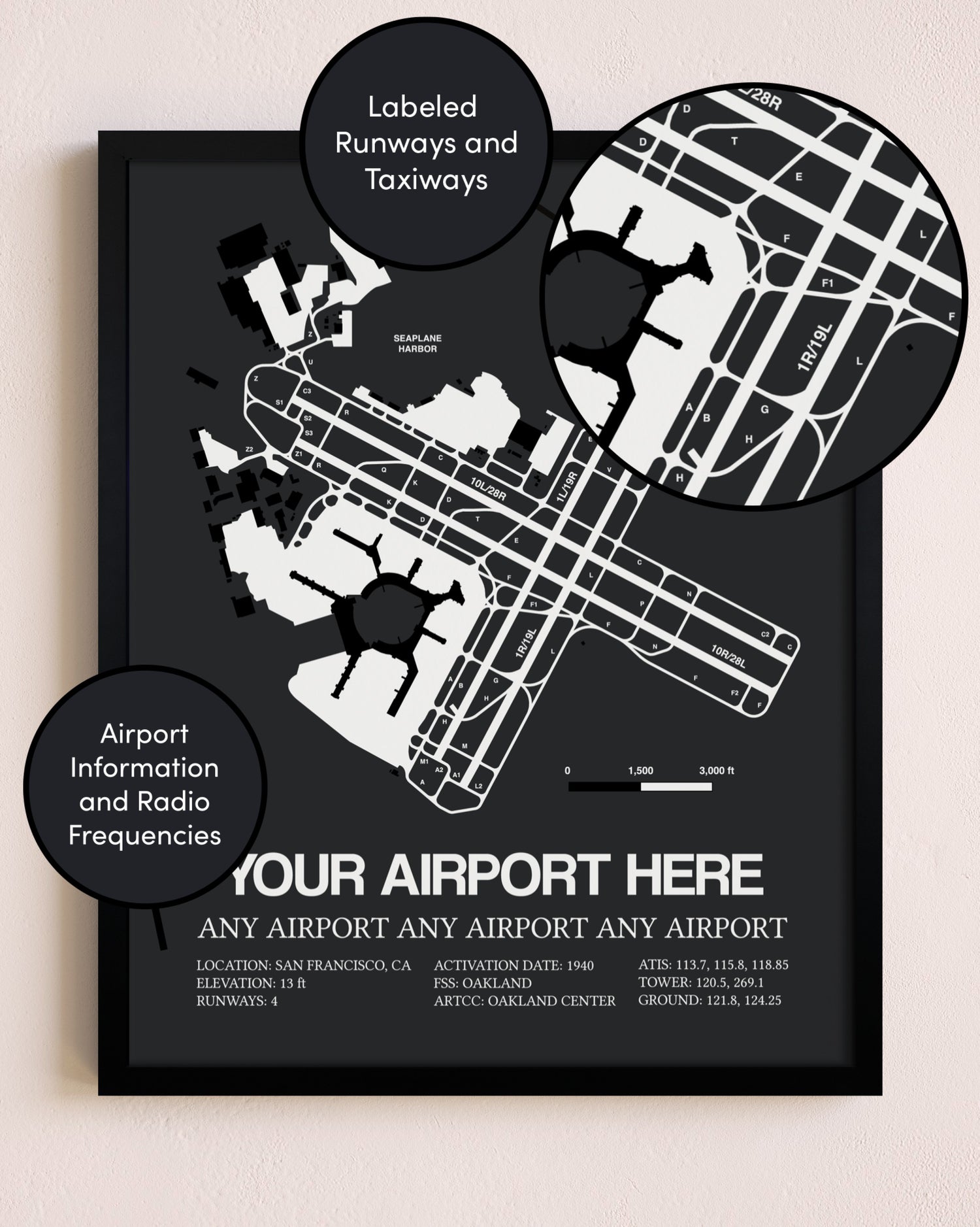 Custom Airport Map Design