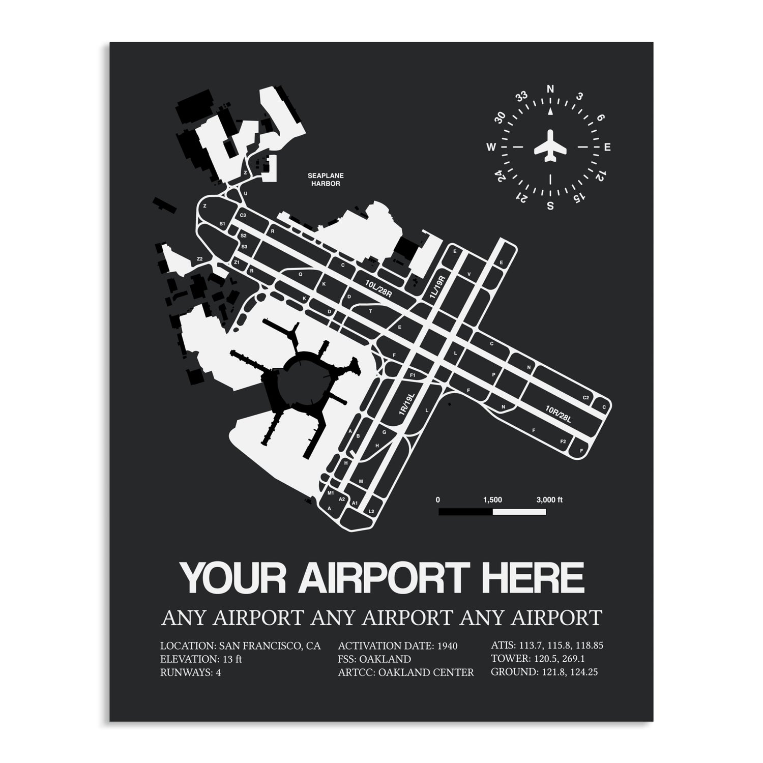 Custom Airport Map Design