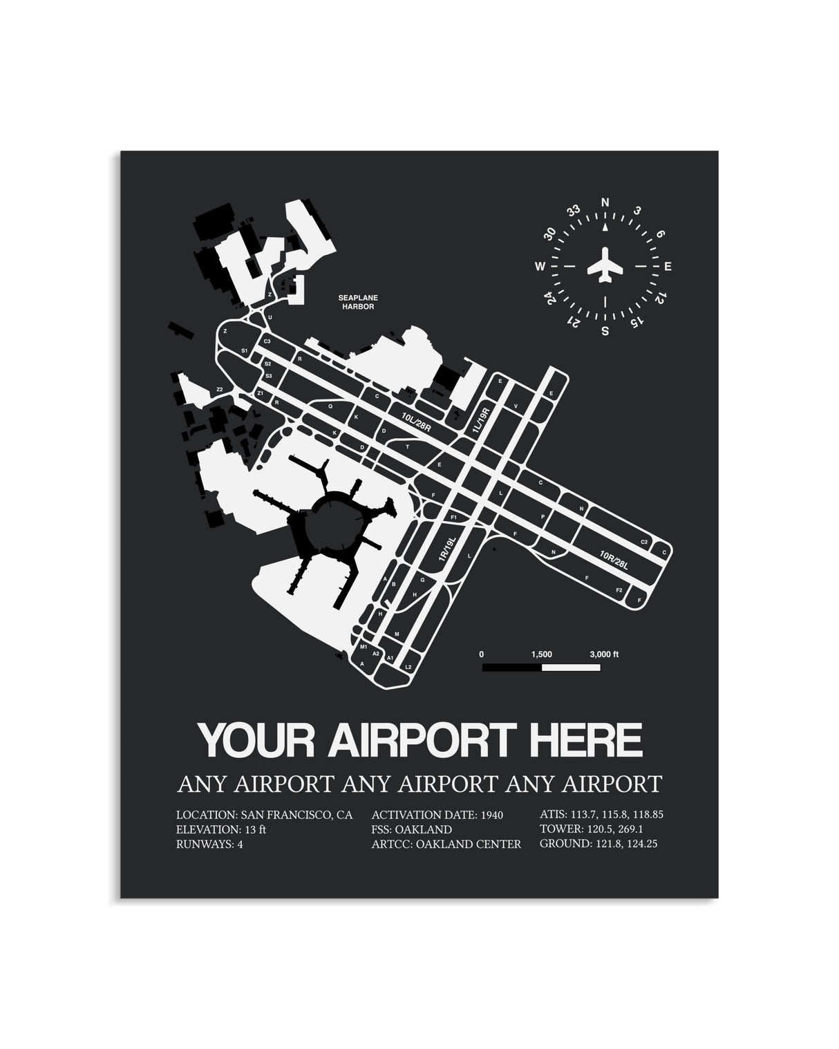 Custom Airport Map Design