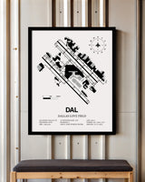 International Custom Airport Map Design