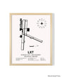 Detailed Airport Map of Kansas City / Lee's Summit Regional Airport (LXT) in White with a Natural Frame