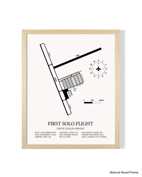 First Solo Flight Custom Print