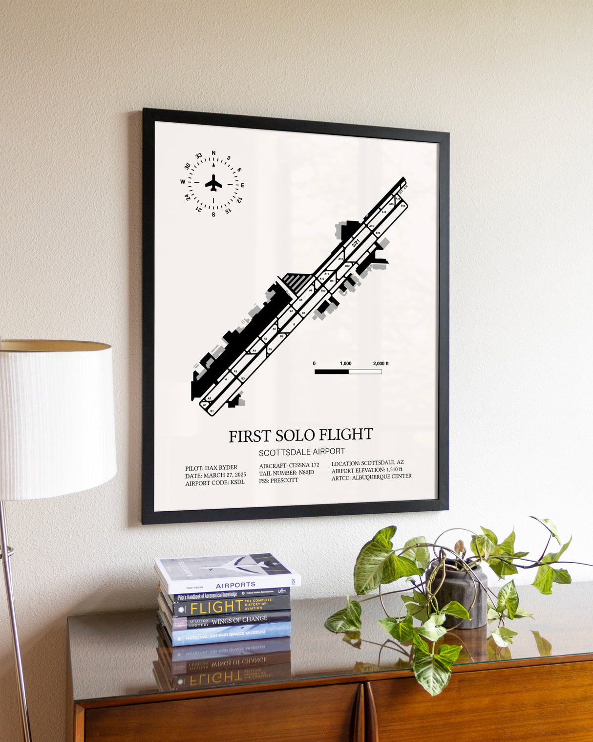 First Solo Flight Custom Print