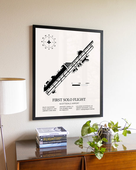 First Solo Flight Custom Print