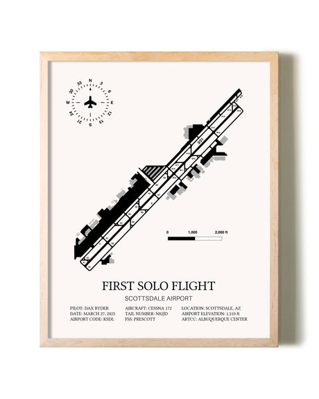 First Solo Flight Custom Print