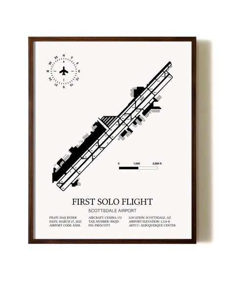First Solo Flight Custom Print