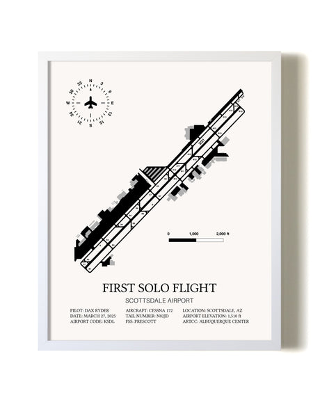 First Solo Flight Custom Print