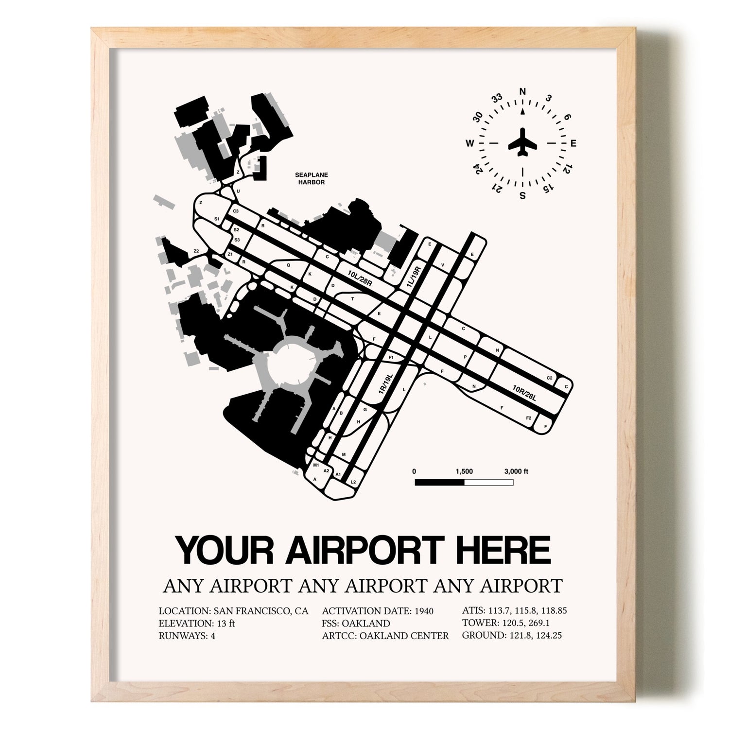Custom Airport Map Design