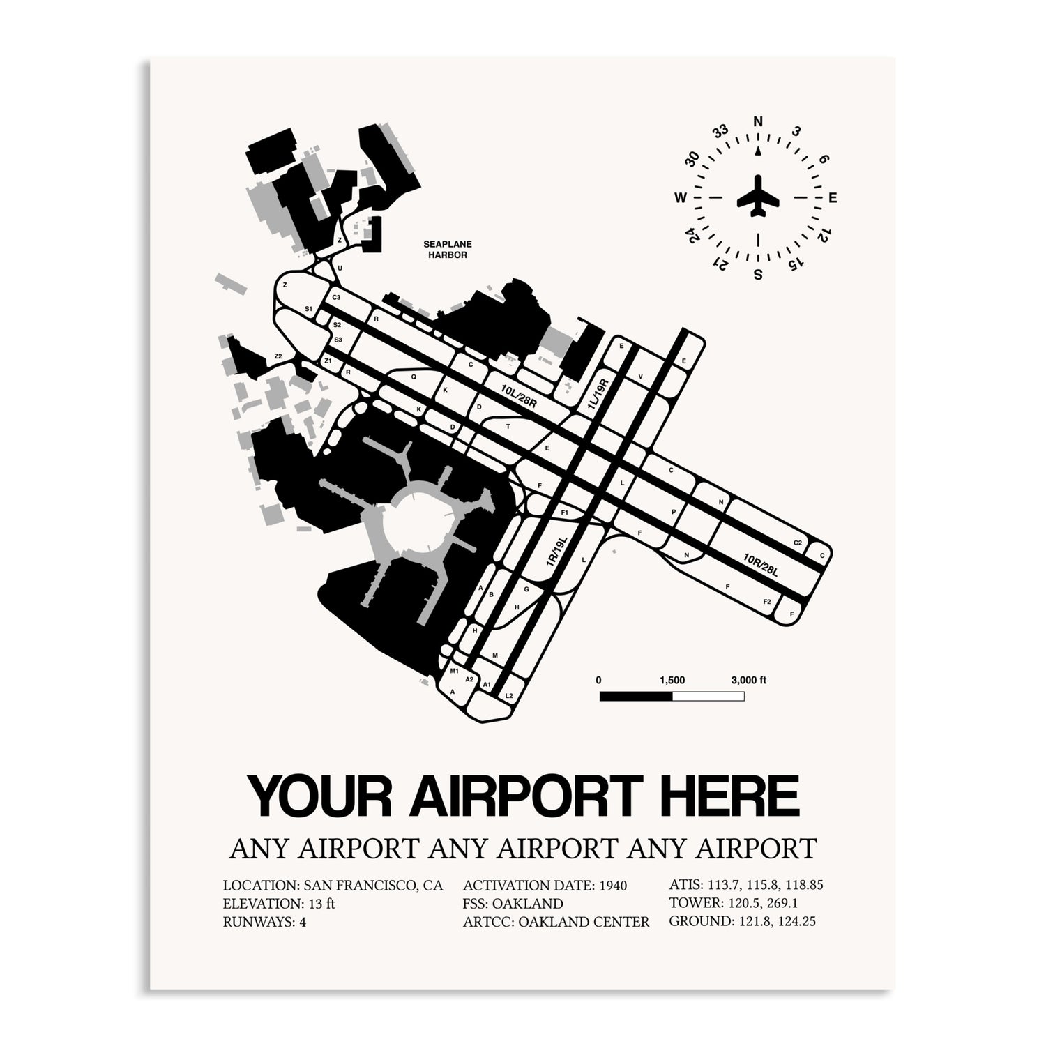 Custom Airport Map Design