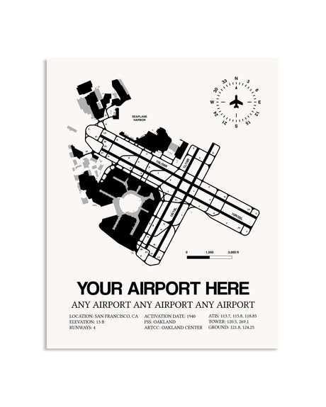Custom Airport Map Design