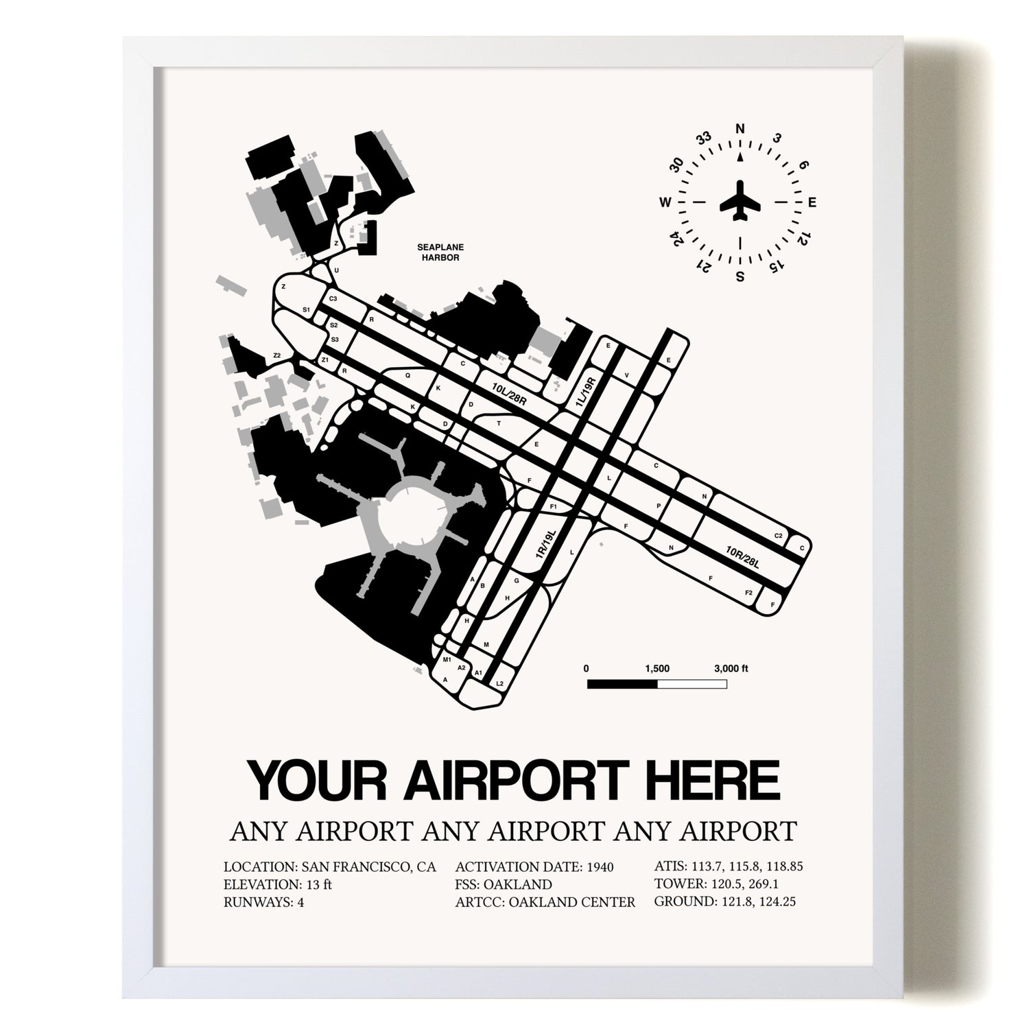 Custom Airport Map Design
