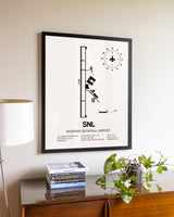 Shawnee Regional Airport aviation wall décor in black wood frame