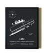 Unframed Gwinnett County Airport-Briscoe Field map print poster