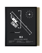 Unframed David Jay Perry Airport map print poster