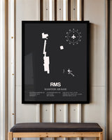 Frame color options for Ramstein Air Base Wall Art