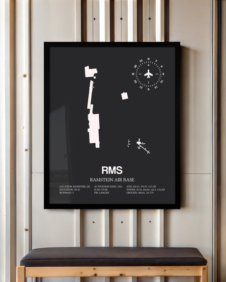 Frame color options for Ramstein Air Base Wall Art