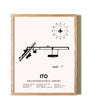 Hilo International Airport framed print in natural wood frame