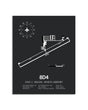 Gray Framed Paul C Miller/Sparta Airport layout wall art poster