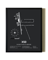 Unframed Massey Ranch Airpark map print poster