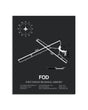 Gray Framed Fort Dodge Regional Airport layout wall art poster