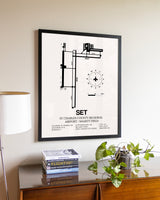 St. Charles County Regional Airport / Smartt Field aviation wall décor in black wood frame